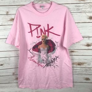 PINK ‘BEAUTIFUL TRAUMA’ 2018 tour T-shirt size L